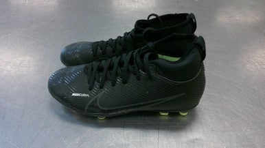 Used Nike MERCURIAL Soccer Cleats Black Junior 02 11339-S000194817