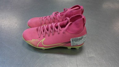 Used Nike MERCURIAL Soccer Cleats Pink Junior 02 11339-S000194818