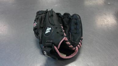 Used Worth STORM RH Throw Fastpitch Gloves Black 11" 11339-S000194786