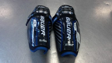 Used Bauer MS-1 Junior Shin Guards Black 12" 11339-S000194647