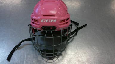 Used CCM TACKS 70 JR Helmet Cage Combo Pink SM 11339-S000194536