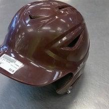Used All Star BH1000 Batting Helmet No Mask Maroon SM 11339-S000193495
