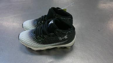 Used Under Armour BASEBALL BB/SB Cleats Black Junior 01.5 11339-S000193464