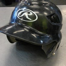 Used Rawlings COOLFLO Batting Helmet No Mask Black SM 11339-S000193454