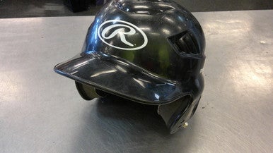 Used Rawlings COOLFLO Batting Helmet No Mask Black SM 11339-S000193454