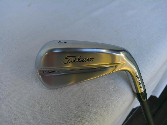 Titleist 2025 Forged U505 4-Utility Iron w/ Project HZRDUS 6.0 Stiff Flex Shaft