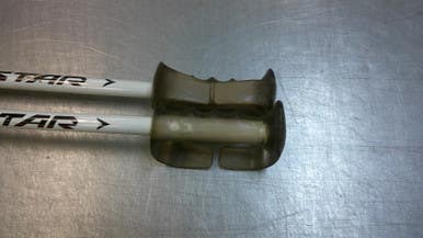 Used Dynastar Womens DH Ski Pole White 120 cm / 48 in 11339-S000196140