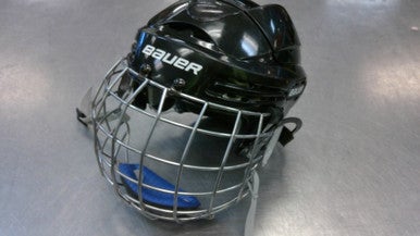 Used Bauer BHH5100S NON CERT Helmet Cage Combo Black SM 11339-S000196112
