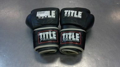 Used Title Boxing Boxing Gloves Black MD 11339-S000196051