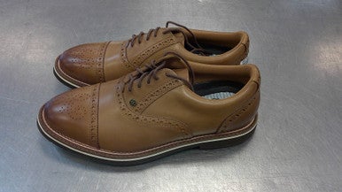Used Mens Golf Shoes Brown Senior 9 11339-S000196030