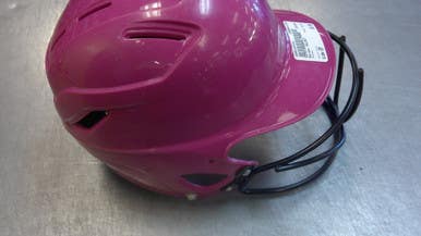 Used Adidas HELMET Batting Helmet Mask Pink SM 11339-S000194491