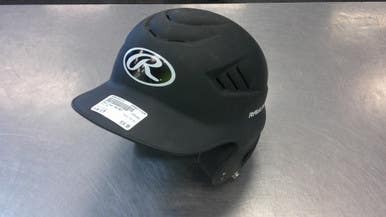 Used Rawlings HELMET Batting Helmet No Mask Black S/M 11339-S000194478