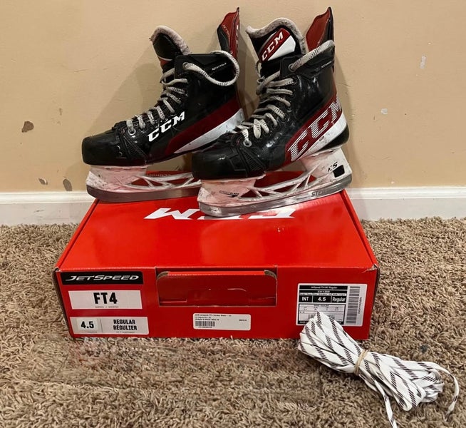 CCM JetSpeed FT4 Hockey Skates Regular Width Size 4.5 (Used)