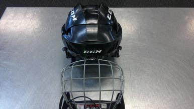 Used CCM FL40 Helmet Cage Combo Black SM 11339-S000194152
