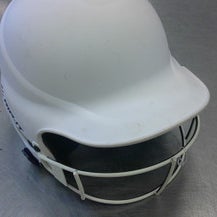 Used RIP-IT HELMET W/ MASK Batting Helmet w/Mask White SM 11339-S000194022