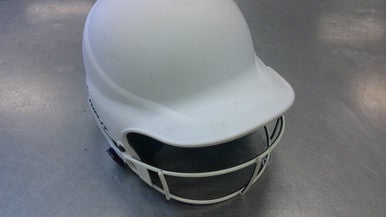 Used RIP-IT HELMET W/ MASK Batting Helmet w/Mask White SM 11339-S000194022