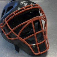 Used Louisville Slugger CATCHER HELMET Catchers Helmet w/Mask Black MD 11339-S000194002
