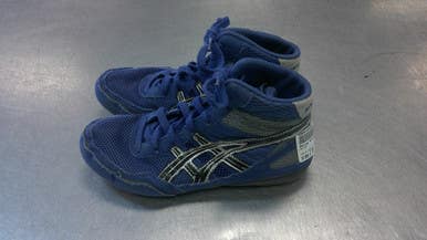 Used Asics Wrestling Shoes Royal Blue Junior 03 11339-S000193854