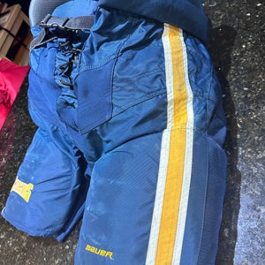 CANISIUS COL. Men's Senior Blue Large Bauer Nexus Custom Pro Hockey Pants Pro Stock (Used)