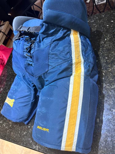 CANISIUS COL. Men's Senior Blue Large Bauer Nexus Custom Pro Hockey Pants Pro Stock (Used)
