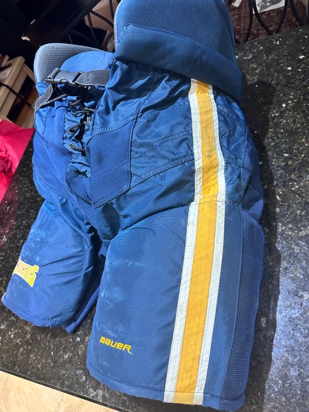 CANISIUS COL. Men's Senior Blue Large Bauer Nexus Custom Pro Hockey Pants Pro Stock (Used)