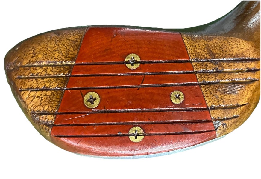 HB Imperial Persimmon 1-Wood Driver 4105T RH Stiff Steel 43" Good Wrap Grip HC