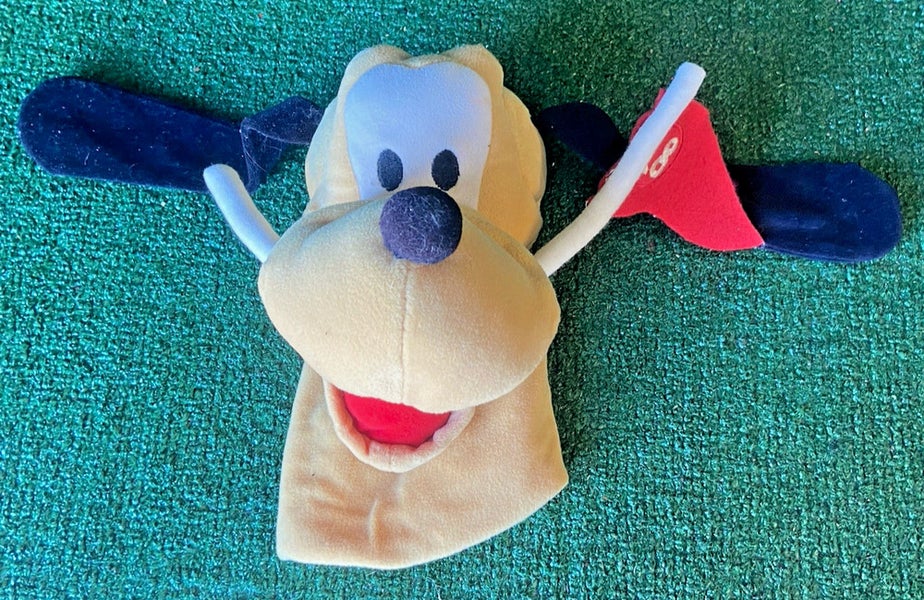 Walt Disney Pluto With 18th Hole Golf Flag Plush Fairway Wood Headcover