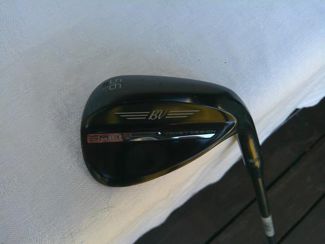 Titleist BV SM10 Jet Black 56.10S Sand Wedge w/ True Temper Black Vapor Wedge