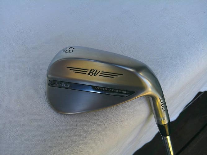 Titleist BV SM10 Tour Chrome 48.10F Gap Wedge w/ Wedge Flex Shaft