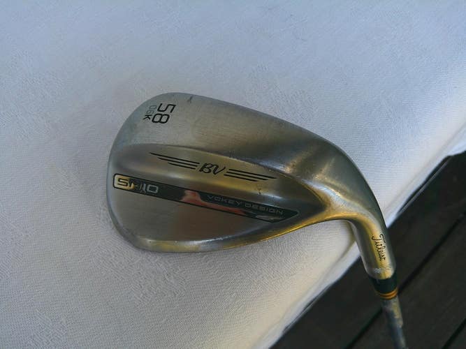Titleist BV SM10 RAW 58.06K* Lob Wedge w/ N.S. PRO Stiff Flex Shaft