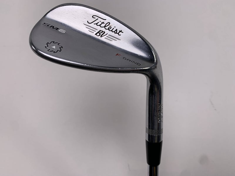 Titleist Vokey SM6 Tour Chrome Sand Wedge SW 54* 14 Bounce Wedge Steel Mens RH