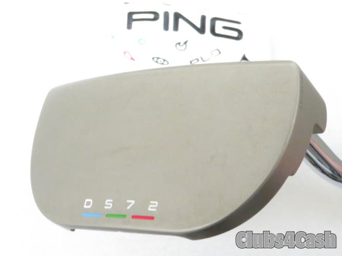 PING PLD Milled DS72 Satin Putter Mallet Double Bend 34" +Cover Near MINT
