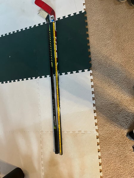 Broken hockey sticks