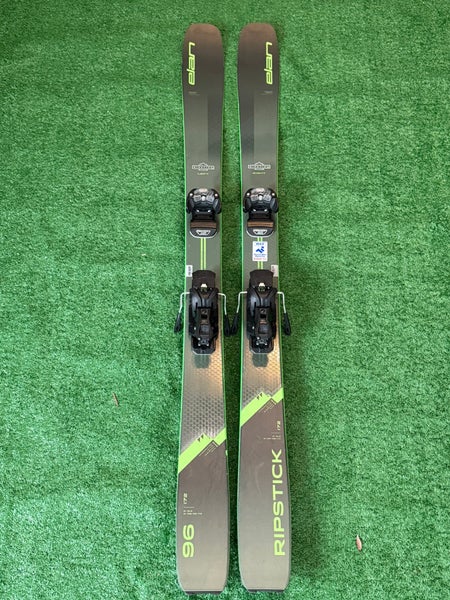 Used Men's Elan Ripstick 172 cm Skis | Salomon Warden Bindings | Max DIN 13