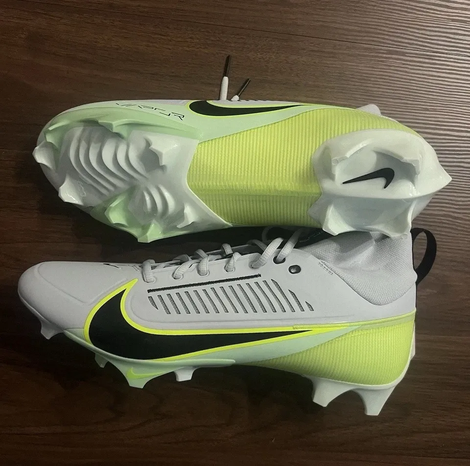 Nike Vapor Edge Pro 360 2 Football Cleats Platinum Green  display picture 1