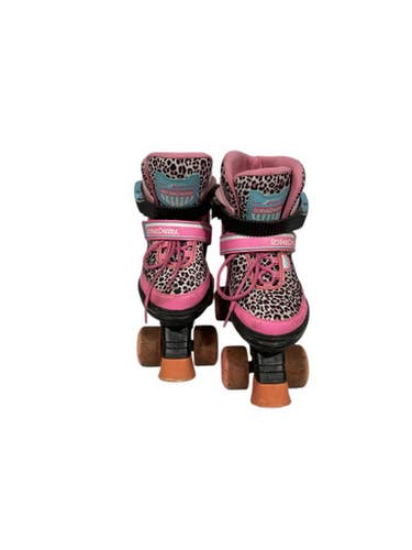 Used RollerDerby SKATES Child Roller Quad Skates Pink Adjustable 11847-S000031003