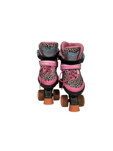 Used RollerDerby SKATES Child Roller Quad Skates Pink Adjustable 11847-S000031003