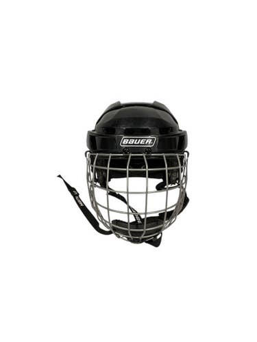 Used Bauer HH8000L Helmet Cage Combo Black Fits all 11847-S000030987