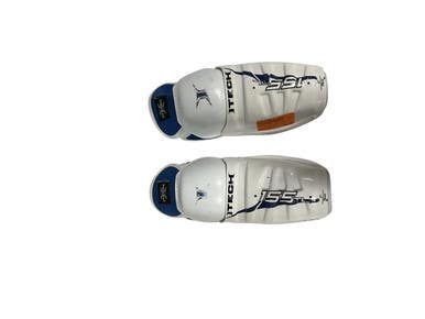 Used Itech 155TL Youth Shin Guards White 7" 11847-S000030983