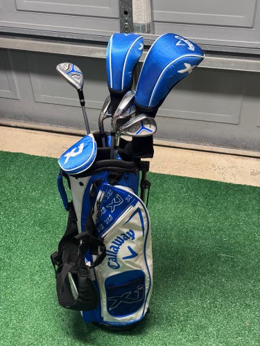 Left Handed Callaway XJ-Level 3 7 Club Kids Junior Golf Set