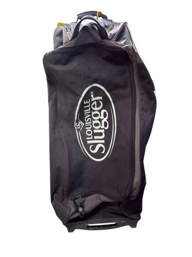 Used Louisville Slugger WHEEL BAG BB/SB Player Wheeled Bag Black 11835-S000200931