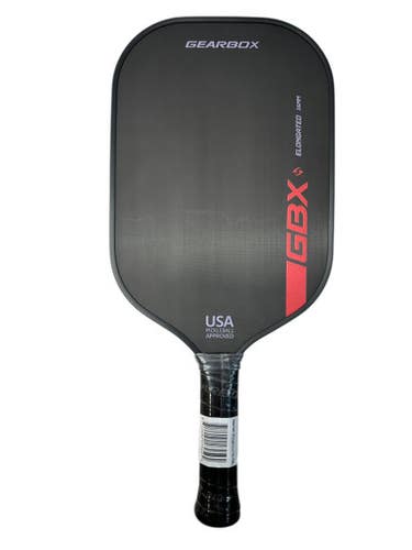 Used Gearbox GBX ELONGATED 16MM Pickleball Racquet Black 4" 11835-S000200925