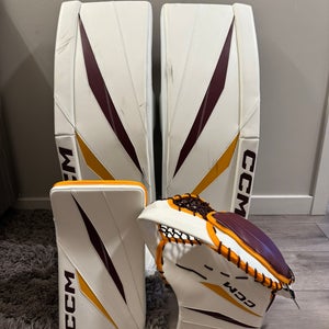 New CCM Axis XF Total Custom Pro Full Goalie Set