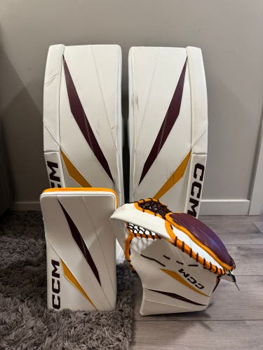 New CCM Axis XF Total Custom Pro Full Goalie Set