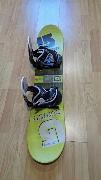 Kid's Burton LTR100 Snowboard 100cm Freestyle  Soft Flex True Twin 100 cm with grom biding (used)