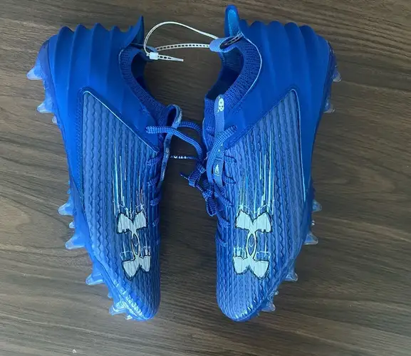 Under Armour Blur Smoke 2.0 MC Football Cleats Blue 3026330-401 Men's Size 14