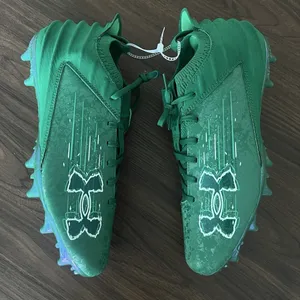 Under Armour Blur Smoke 2.0 MC Green Football Cleats 3027978-300 Men’s Size 16