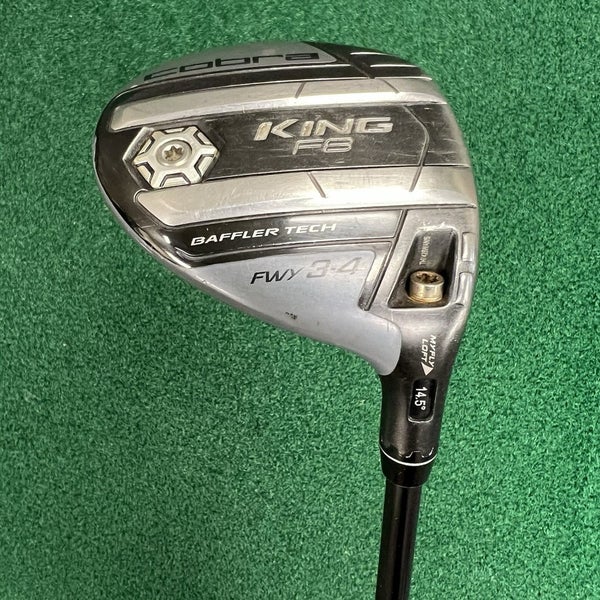 Cobra King F8 3-4 Fairway Wood 13-16 Graphite Aldila NV Stiff Flex MRH