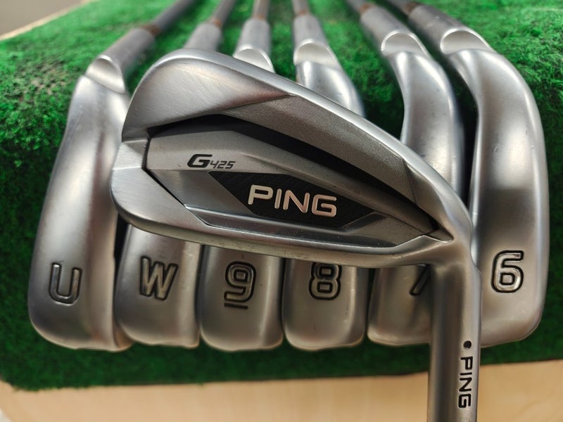 Ping G425 Black Dot Iron Set 5-PW,UW Soft Regular Senior Flex Graphite Serial #s