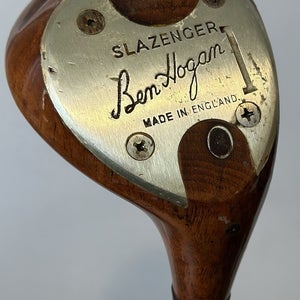 Slazenger Ben Hogan Vintage 1-Wood Persimmon Driver Right Hand Steel RARE!